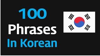 100 Most Common Korean Phrases