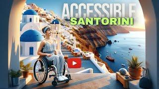 How To Explore Santorini : A Disabled Traveler's Guide ‍