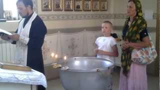 крещение сына в