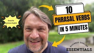 Master These 10 Business Phrasal Verbs NOW! | #businessenglish #phrasalverbs