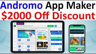 $2000 off Andromo Discount - Easy Android & iOS App Maker No Coding