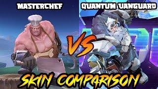 Franco - Quantum Vanguard MPL skin V.S. Masterchef special skin - MLBB - Skin Comparison