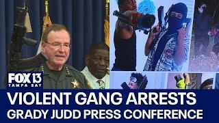 Grady Judd agency nabs 144 gang members, seizes 144 weapons in violent gang investigation