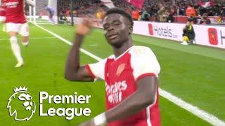 Bukayo Saka slots home Arsenal's go-ahead goal against Liverpool | Premier League | NBC Sports