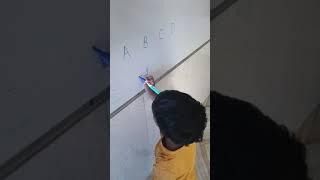 abcd writing practice#shorts #funnyvideo #ridusaddu