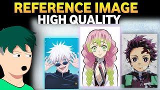 How To Find And Download Reference Image Easily | From Manga's And anime