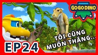 GORGONOPSID chiến đấu để trở thành Vua | Phim hoạt hình trẻ em | khủng long | GOGODINO Episode 24