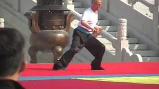 World Hung Kuen Competition 2014-opening ceremony-Grandmaster Lam Chun Fai