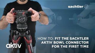 How to install your Sachtler aktiv head for the first time.