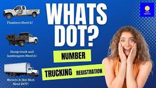 What Is a DOT Number | Understand what is a dot number in trucking