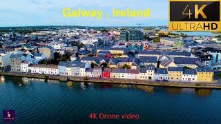 Galway - Ireland 4K Drone Video, Aerial View