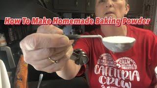 Easy Homemade Essential -Homemade pantry staple to save money  How To Make Homemade Baking Powder