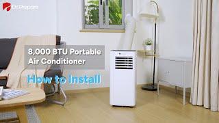 Dr.Prepare | How to Install the 8000 BTU Portable Air Conditioner