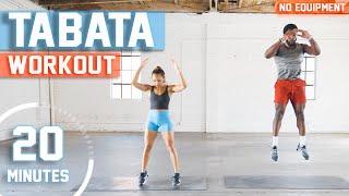 20 Minute Full Body Tabata Workout [Strength/HIIT/Isometric/Cardio]