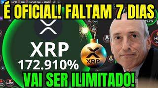 RIPPLE XRP É OFICIAL! EM 7 DIAS SEC! O PREÇO DE XRP É ILIMITADO