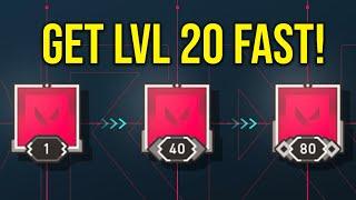 How To Get LVL 20 FAST In Valorant 2024 - UPDATED