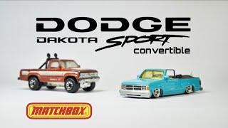 Diecast Custom Matchbox Dodge Dakota Sport Convertible