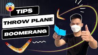 Tips for throwing the ultimate boomerang plane with Mixer Origami