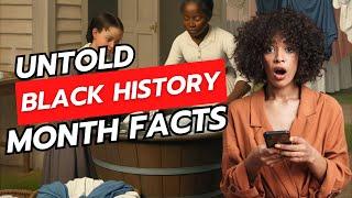  Untold Black History Month Facts - Important People In Black History You Didn't Learn In School