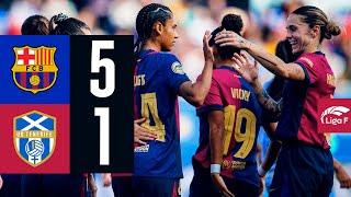 LIGA F | FC BARCELONA 5 vs 1 UD TENERIFE 