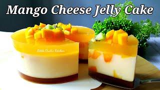 "芒果芝士"~燕菜果冻蛋糕  How to Make Mango Cheese Jelly Cake