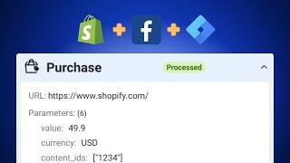 Shopify Facebook Pixel: Purchase Ecommerce Event using DataLayer and Google Tag Manager