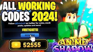 *NEW* ALL WORKING CODES FOR ANIME SHADOW IN NOVEMBER 2024! ROBLOX ANIME SHADOW CODES