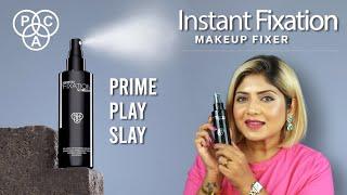 *NEW* PAC Instant Fixation Prep + Prime Makeup Fixer Review | #justbarnaa #oilyskin #paccosmetics