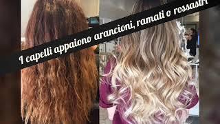 Eliminare toni arancioni, ramati e rossi dai capelli decolorati con toner o con coloranti naturali