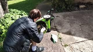 Scavenging Parts from a Gardenline 36v Cordless Lawnmower