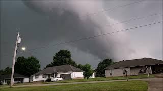 5-21-2022 - Crazy Lightning Show After Ominous Looking Severe Thunderstorm With 60-mph Wind Hits NEA