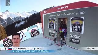 Zan Kranjec win GS in Adelboden 2020