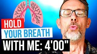 Hold Your Breath WITH ME | 4'00" Breath Hold - Advanced