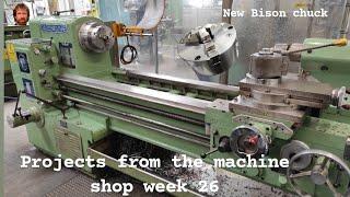 Projects from the machine shop week 26 2024 machining shafts and allot more