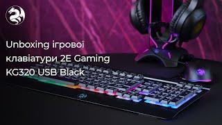 Unboxing ігрової клавіатури 2E Gaming KG320 LED USB Black
