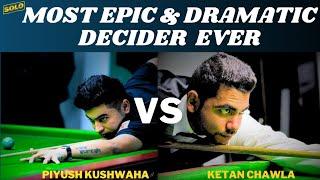 Amazing EPIC DRAMATIC DECIDER EVER! Piyush Kushwaha vs Ketan chawla | Quarter Final |