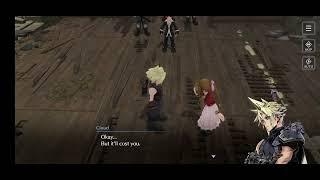 Cloud agrees to Aerith's date in Ever Crisis (beta)