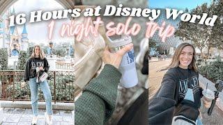 Spend 16 Hours at Disney World With Me! Solo Disney Trip Vlog | January 2024