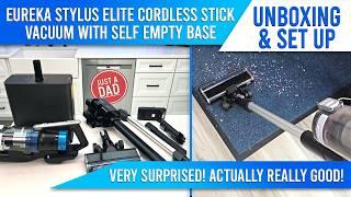 Eureka Stylus Elite Cordless Stick Vacuum & Base NEC490BL UNBOXING & SET UP