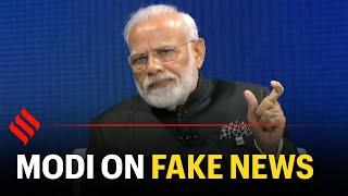 What PM Modi said on fake news