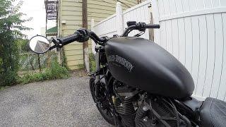 Installing CRG Bar End Mirrors and Grips on my Iron 883 -- Right Thing Motos