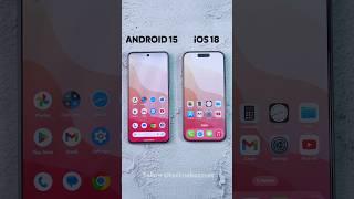 Android 15 Vs iOS 18 Dark Icons ️