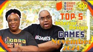 Top 5 Games for November 2024 - Top 5's w/ Our Family Plays Games