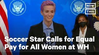 Athlete Megan Rapinoe Delivers Powerful Remarks on Equality