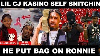 Lil Cj Kasino put Bag on Lil Ronnie's head, murd"#r for hire Live ! #