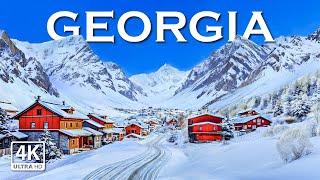 Winter Georgia 4K Video UHD ️ Relaxation Film with Calming Music  Scenic Relaxation Film