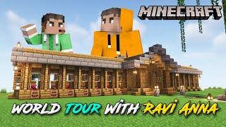 My World Tour With Ravi Anna | Minecraft In Telugu | GMK GAMER