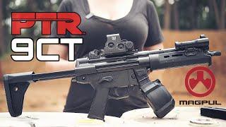 PTR 9CT WITH MAGPUL MP5 ACCESSORIES