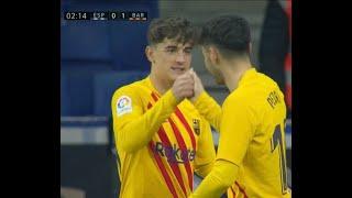 pedri opens scoring #barcelona