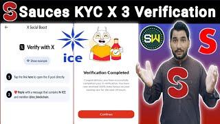 Sauces KYC X 3 Verification | Sauces Sunwaves & SealSend app kyc kaise kare